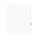 Legal Side Tab Dividers, One-Tab, Title R, Letter, 25/Pack