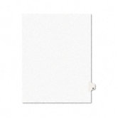 Legal Side Tab Dividers, One-Tab, Title W, Letter, 25/Pack