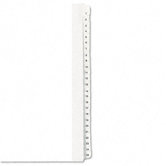 Allstate-Style Legal Side Tab Dividers, 25-Tab, 1-25, Letter, White, Set of 25