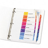 Extra-Wide Ready Index Dividers (8 Tabs)