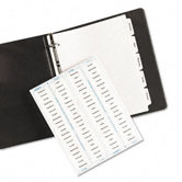Index Maker White Dividers for Copiers, Five-Tab, Letter, Clear, Five Sets/Pack