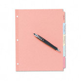 Write-On Plain Tab Dividers (5 Tabs, 36 Sets/Pack)