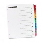 Office Essentials Office Essentials Table 'N Tabs Dividers, 1-12, Letter, Set