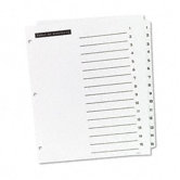 Office Essentials Office Essentials Table 'N Tabs Dividers, 15-Tab, 1-15, Letter, 1 Set