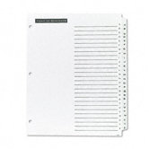 Office Essentials Office Essentials Table 'N Tabs Dividers, 26-Tab, A-Z, Letter, 1 Set