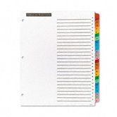 Office Essentials Office Essentials Table 'N Tabs Dividers, 26-Tab, A-Z, Letter, 1 Set