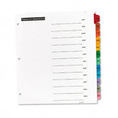 Office Essentials Office Essentials Table 'N Tabs Dividers, 12-Tab, Months, Letter, Set
