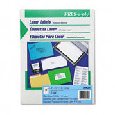 Pres-A-Ply Laser Address Labels, 1 x 2-5/6, Clear, 1400/Box