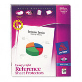 Top-Load Poly Sheet Protectors, Heavy Gauge, Letter, Non-Glare, 50/box