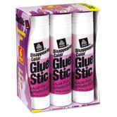 Application Permanent Glue Stics, 1.27 Oz, 6/Pack