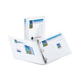 Durable Slant Easy Insert Ring View Binder, 1in Capacity, White