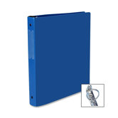 Hanging File Poly Ring Binder, 1in Capacity, Blue