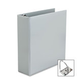Nonstick Heavy-Duty EZD Reference View Binder, 3in Capacity, Gray