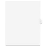 Preprinted Legal Side Tab Dividers, Exhibit E, Letter, White, 25/Pack