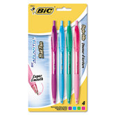 Medium Atlantis Ballpoint Retractable Fashion Pen (4/Pack)