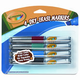 Dry Erase Chisel Tip Markers (4/Set)