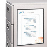 Magnetic Cubicle Keepers Display Holders (2/Pack)