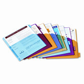 Poly 1-Pocket Index Dividers, 8-Tabs/Set, 4 Sets/Pack