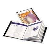 Showfile Display Book with Custom Cover Pocket, 12 Letter-Size Sleeves