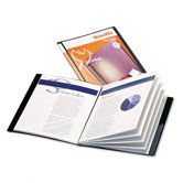 Showfile Display Book with Custom Cover Pocket, 24 Letter-Size Sleeves