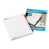 Traditional Onestep Index System, 8-Tab, 1-8, Letter (Set of 6)