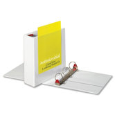 Antimicrobial Binder, Slant-D Ring, 11"x8-1/2",Cap1-1/2",WE