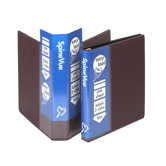 Spinevue Round Ring View Binder, 1-1/2in Capacity, Maroon