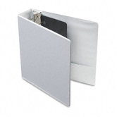 Vinyl Clearvue Xtravalue D-Ring Presentation Binder, 2in Capacity, White