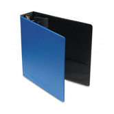 EasyOpen Locking Round Ring Binder, 8-1/2 x 11, 2in Cap, Medium, Medium Blue