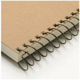 Carla Craft 12" 18mm Binding System Spiral Ring in Brown