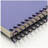 Carla Craft 12" 18mm Binding System Spiral Ring in Royal Purple