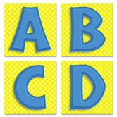 45 Pieces Quick Stick Letters Set, 45 Pieces
