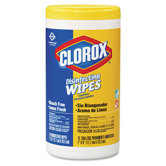 Lemon Scent Disinfecting Wet Wipes, Cloth, 75/Canister