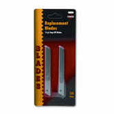QuickPoint Snap-Off Straight Handle Retractable Knife Replacement Blades, 10/Pk