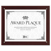Plaque-In-An-Instant Kit with Certificates/Mats, Wood/Acrylic, 10-1/2 X 13