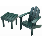 Child's Adirondack Side Table and Chair Set
