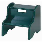 Kid's Step Stool in Hunter Green