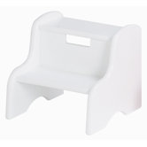 Kid's Step Stool in White