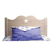 Scalloped Star Panel Twin Headboard