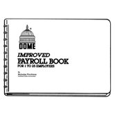Payroll Books, 1-25 Employees, 10"x6-1/2", Green