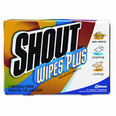 Shout Wipe and Go Instant Stain Remover, 80/Carton