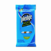 Pledge Multi-Surface Cleaner Wet Wipes, Cloth, 25/Pack, 12/Carton