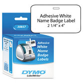 Self-Adhesive Name Badge Labels, 250/Box