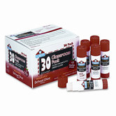 Washable School Glue Sticks, 30/Box