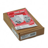 Oxford Utili-Jacs Heavy-Duty Clear Plastic Envelopes, 5 X 8, 50/Box