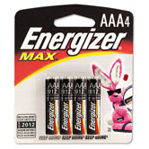 Max Alkaline Batteries, Aaa, 4 Batteries/Pack