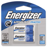 E2 Lithium Photo Battery, 123, 3V, 2/Pack