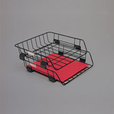 Workstation Letter Front Load Desk Tray, Wire