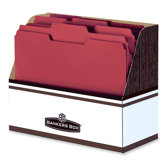 Folder Holder,w/ Handle Hole, Letter Size, 12"x5-1/2"x9-5/8"