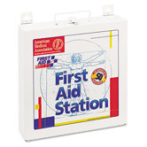 First Aid Station for 50 People, 196 Pieces, Osha Compliant, Metal Case